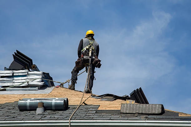 Professional Roof Repair technician working in Jermyn, PA